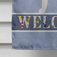 Beagle Welcome Flag Canvas House Size BB5514CHF