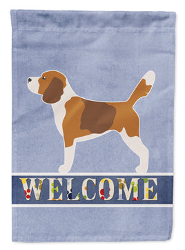 Beagle Welcome Flag Canvas House Size BB5514CHF