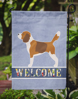 Beagle Welcome Flag Garden Size BB5514GF