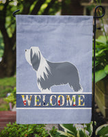 Bearded Collie Welcome Flag Garden Size BB5521GF