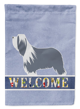 Bearded Collie Welcome Flag Garden Size BB5521GF