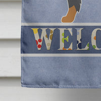 Bernese Mountain Dog Welcome Flag Canvas House Size BB5523CHF