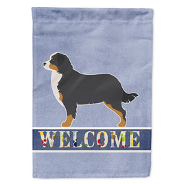 Bernese Mountain Dog Welcome Flag Canvas House Size BB5523CHF