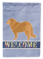 Caucasian Shepherd Dog Welcome Flag Garden Size BB5529GF