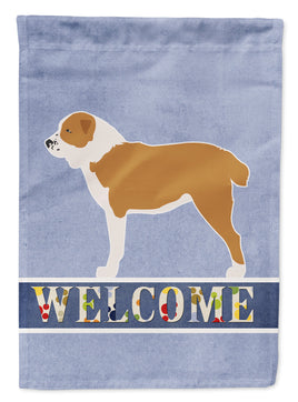 Central Asian Shepherd Dog Welcome Flag Garden Size BB5532GF