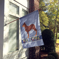 Australian Kelpie Dog Welcome Flag Canvas House Size BB5533CHF