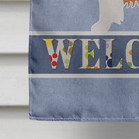 Australian Shepherd Dog Welcome Flag Canvas House Size BB5537CHF