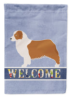 Australian Shepherd Dog Welcome Flag Garden Size BB5537GF