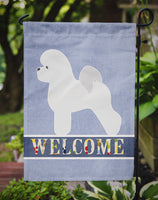 Bichon Frise Welcome Flag Garden Size BB5549GF