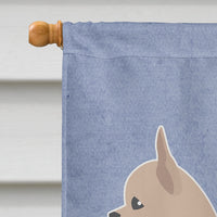 Chihuahua Welcome Flag Canvas House Size BB5554CHF