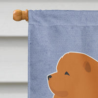 Chow Chow Welcome Flag Canvas House Size BB5555CHF