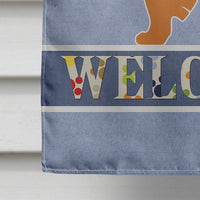 Chow Chow Welcome Flag Canvas House Size BB5555CHF