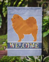 Chow Chow Welcome Flag Garden Size BB5555GF