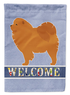 Chow Chow Welcome Flag Garden Size BB5555GF