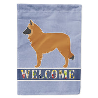 Belgian Shepherd Welcome Flag Canvas House Size BB5565CHF