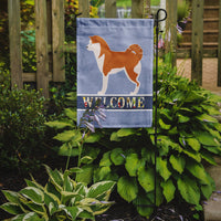 Akita Welcome Flag Garden Size BB5576GF