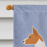 Basenji Welcome Flag Canvas House Size BB5578CHF