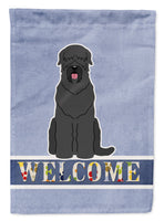 Black Russian Terrier Welcome Flag Garden Size BB5607GF