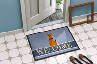 Airedale Welcome Indoor or Outdoor Mat 18x27 BB5622MAT