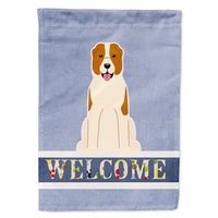 Central Asian Shepherd Dog Welcome Flag Canvas House Size BB5630CHF