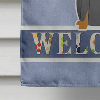 Beauce Shepherd Dog Welcome Flag Canvas House Size BB5661CHF