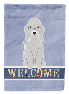 Bedlington Terrier Blue Welcome Flag Garden Size BB5671GF