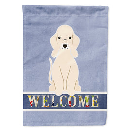 Bedlington Terrier Sandy Welcome Flag Canvas House Size BB5672CHF