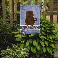 Chow Chow Chocolate Welcome Flag Garden Size BB5722GF