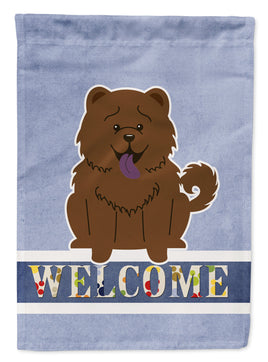 Chow Chow Chocolate Welcome Flag Garden Size BB5722GF