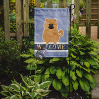 Chow Chow Cream Welcome Flag Garden Size BB5725GF