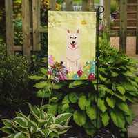 Easter Eggs White German Shepherd Flag Garden Size BB6045GF