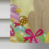 Easter Eggs Yellow Labrador Flag Canvas House Size BB6055CHF