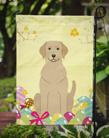 Easter Eggs Yellow Labrador Flag Garden Size BB6055GF