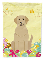 Easter Eggs Yellow Labrador Flag Garden Size BB6055GF