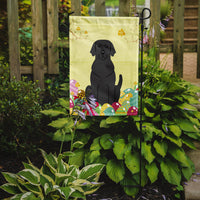 Easter Eggs Black Labrador Flag Garden Size BB6057GF