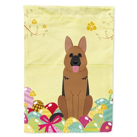 Easter Eggs German Shepherd Flag Canvas House Size BB6067CHF