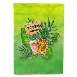 To the Beach Summer Flag Canvas House Size BB7450CHF