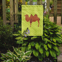 Bactrian Camel Green Flag Garden Size