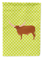 Ankole-Watusu Cow Green Flag Garden Size