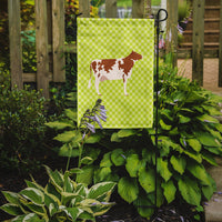 Ayrshire Cow Green Flag Garden Size