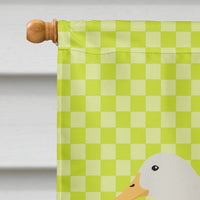 American Pekin Duck Green Flag Canvas House Size BB7686CHF