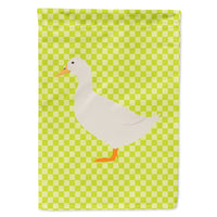 American Pekin Duck Green Flag Canvas House Size BB7686CHF