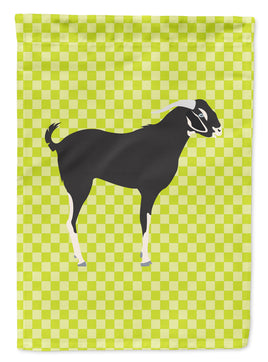 Black Bengal Goat Green Flag Garden Size