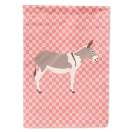 Australian Teamster Donkey Pink Check Flag Canvas House Size BB7846CHF