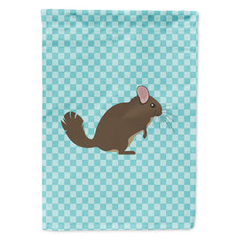 Chinchilla Blue Check Flag Canvas House Size BB8049CHF