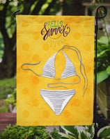 Bikini Swimsuit Yellow Polkadot Flag Garden Size BB8197GF