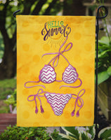 Bikini Swimsuit Yellow Polkadot Flag Garden Size BB8202GF