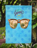 Beach Sunglasses Blue Polkadot Flag Garden Size BB8206GF