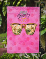 Beach Sunglasses Pink Polkadot Flag Garden Size BB8209GF