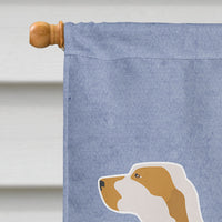 Ariege Pointer Welcome Flag Canvas House Size BB8272CHF